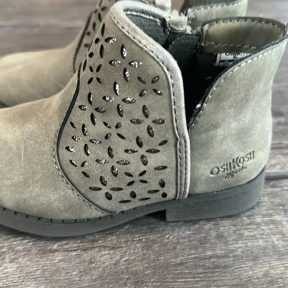 OshKosh B'Gosh Toddler 9 Estell‎ Taupe Fashion Bootie
